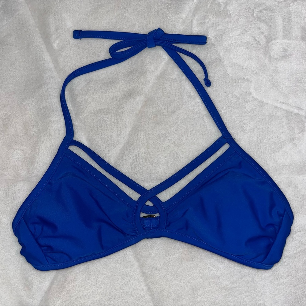 xhileration blue bikini top